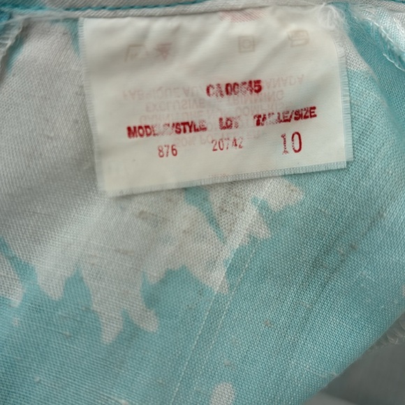 Vintage Dropped Waist Floral Mini Dress - Picture 8 of 13